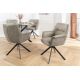 Seturi scaune, HoReCa - Set 2 scaune Pivotante, Piele Naturala LE GRAND taupe