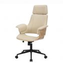 Scaun de birou pivotant Manhattan bej crem
