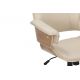 Scaune Birou cu role - Scaun de birou pivotant Manhattan bej crem