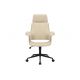 Scaune Birou cu role - Scaun de birou pivotant Manhattan bej crem