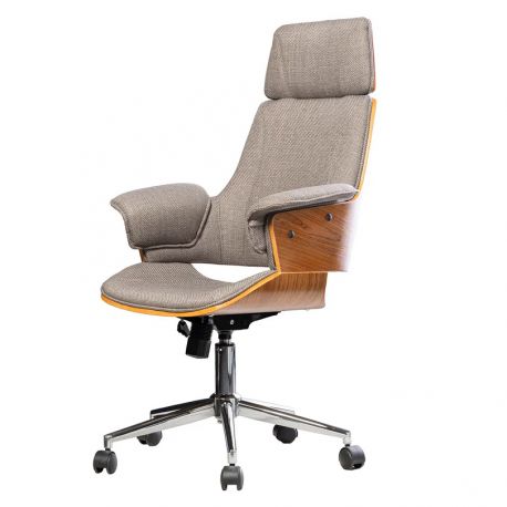 Scaune Birou cu role - Scaun de birou pivotant Manhattan gri