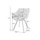 Seturi scaune, HoReCa - Set de 2 scaune pivotante The Dutch Comfort, catifea maro ruginiu