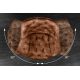 Seturi scaune, HoReCa - Set de 2 scaune pivotante The Dutch Comfort, catifea maro ruginiu