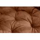 Seturi scaune, HoReCa - Set de 2 scaune pivotante The Dutch Comfort, catifea maro ruginiu