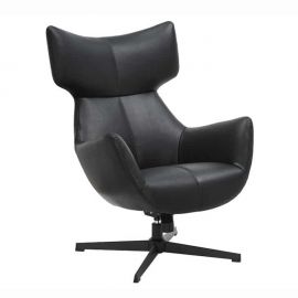 Fotolii - Fotoliu pivotant VOGUE piele sintetica neagra