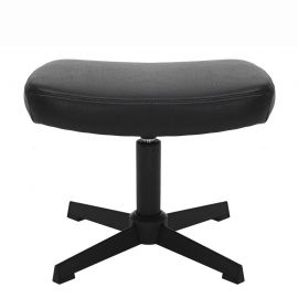 Banchete-Tabureti - Taburetele/ Suport pentru picioare VOGUE piele sintetica neagra