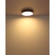 Plafoniere - Plafoniera LED aluminiu argintiu, MDF gri DORO 45cm