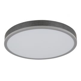 Plafoniera LED aluminiu argintiu, MDF gri DORO 45cm