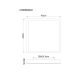 Plafoniere - Plafoniera LED aluminiu argintiu, MDF gri DORO 45x45cm