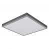 Plafoniera LED aluminiu argintiu, MDF gri DORO 45x45cm