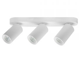 Plafoniere cu spoturi, Spoturi aplicate - Plafoniera cu 3 spoturi directionabile Yorli alb