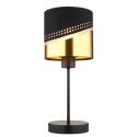 Veioza, Lampa de masa moderna OR negru/auriu