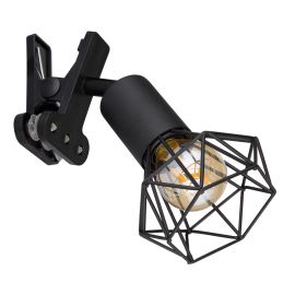 Spot cu clema design industrial XARA I negru