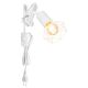 Aplice cu Spot - Spot cu clema design industrial XARA I alb