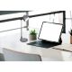 Lampi birou - Lampa de birou aluminiu, plastic gri inchis LED CCT CASALA
