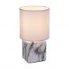 Lampa de masa decorativa marmura/alb Nalisa 