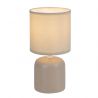 Lampa de masa ceramica si abajur bej Daphni