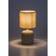 Veioze - Lampa de masa ceramica si abajur bej Daphni