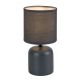Veioze - Lampa de masa ceramica si abajur albastru Daphni