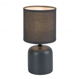 Veioze - Lampa de masa ceramica si abajur albastru Daphni