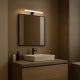 Iluminat pentru baie - Aplica LED pentru baie protectie IP44 Loric negru