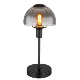 Veioza, lampa de masa KOKKINI negru, fumuriu