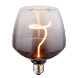 Bec decorativ fumuriu LED E27 4W 140lm 1800K
