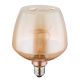 Becuri E27 - Bec decorativ chihlimbar LED E27 4W 240lm 1800K