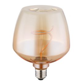 Becuri E27 - Bec decorativ chihlimbar LED E27 4W 240lm 1800K