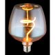 Becuri E27 - Bec decorativ chihlimbar LED E27 4W 240lm 1800K