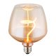 Becuri E27 - Bec decorativ chihlimbar LED E27 4W 240lm 1800K