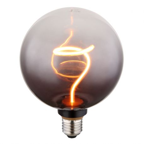 Becuri E27 - Bec decorativ fumuriu LED E27 4W 140lm 1800K