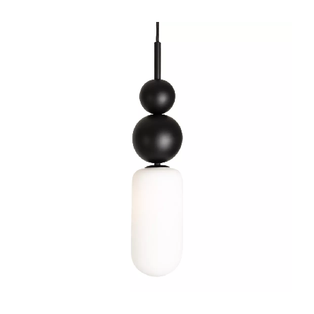 Pendule, Lustre suspendate - Lustra, Pendul modern Nova Black