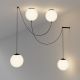 Pendule, Lustre suspendate - Pendul modern Twins 3000K 20W