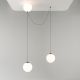 Pendule, Lustre suspendate - Pendul modern Twins 3000K 26W