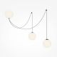 Pendule, Lustre suspendate - Pendul modern Twins 3000K 26W