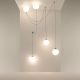 Pendule, Lustre suspendate - Pendul modern Twins 3000K 26W