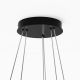 Pendule, Lustre suspendate - Lustra suspendata LED 2 inele negre Rim