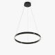 Pendule, Lustre suspendate - Lustra inelara suspendata LED Rim 60cm negru