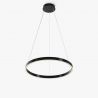 Lustra inelara suspendata LED Rim 60cm negru