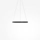 Pendule, Lustre suspendate - Lustra inelara suspendata LED Rim 60cm negru