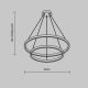 Pendule, Lustre suspendate - Lustra suspendata LED 2 inele alama Rim