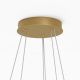 Pendule, Lustre suspendate - Lustra suspendata LED 2 inele alama Rim