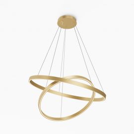 Lustra suspendata LED 2 inele alama Rim