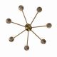 Candelabre, Lustre - Candelabru modern cu 7 brate Nova Gold