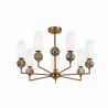 Candelabru modern cu 7 brate Nova Gold