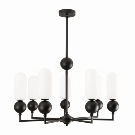 Candelabre, Lustre - Candelabru modern cu 7 brate Nova Black