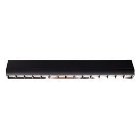 Plafoniera liniara LED Flex negru 58cm