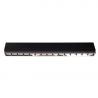 Plafoniera liniara LED Flex negru 58cm