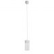 Pendule, Lustre suspendate - Pendul LED metal alb si sticla Fusion